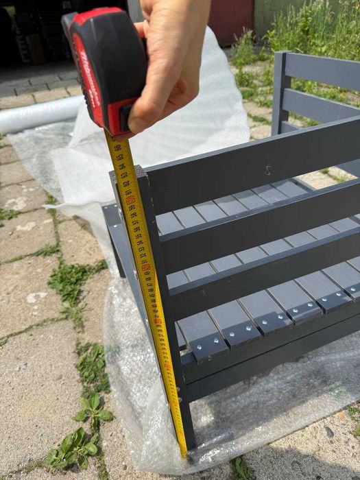 Krzesło ogrodowe, poduszka VidaXL