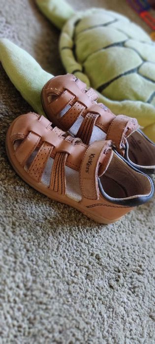 Kickers Sandálias menino em pele