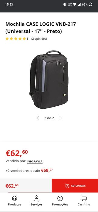 Mochila CASE LOGIC VNB-217