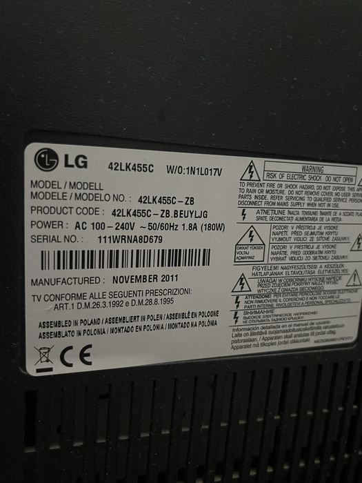 Telewizor LG 42LK455C
