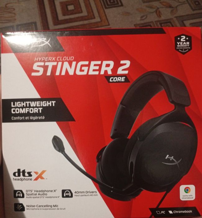 Продам навушники HyperX Cloud Stinger 2 Core - стан нові 

Продам