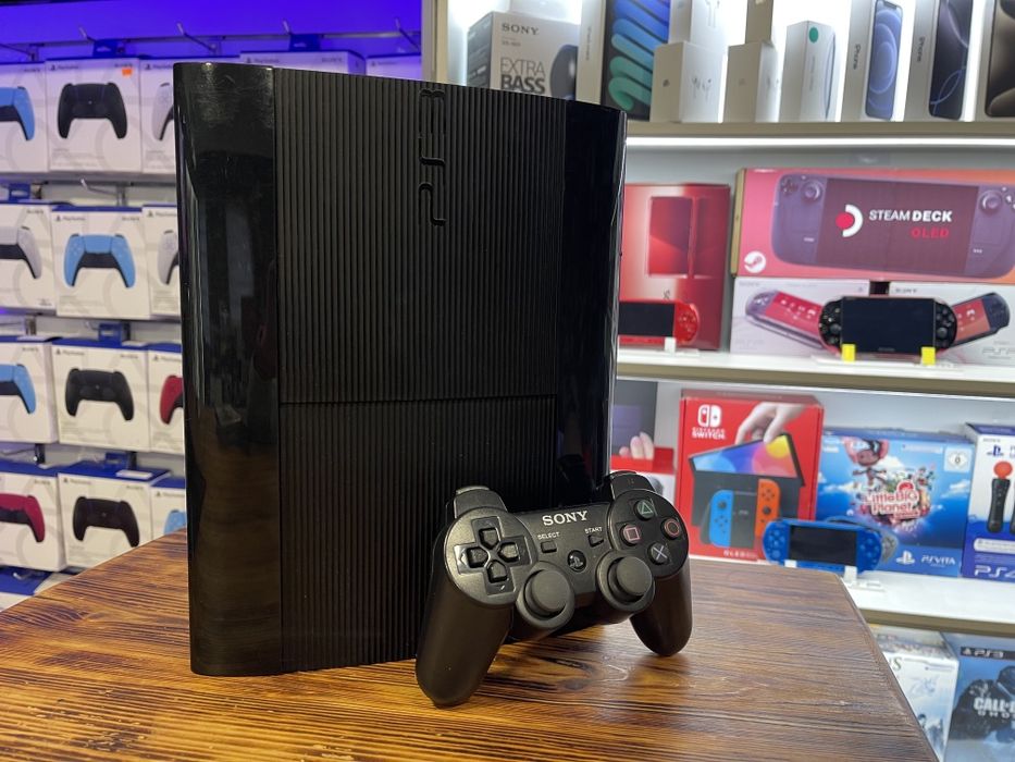 PS3 Sony playstation 3 super slim 320gb б/у обмен