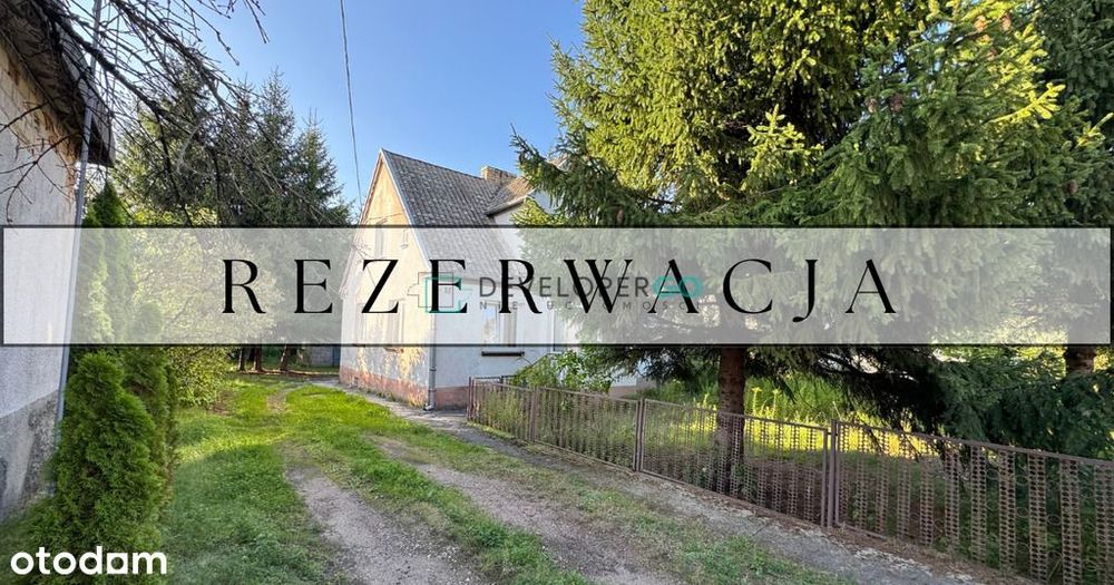 Dom z potencjałem na dużej działce