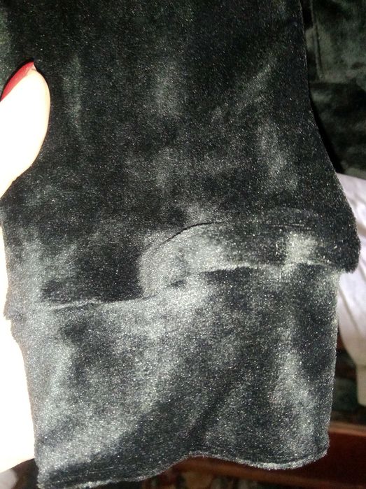 Спортивный костюм женский велюровый бархатный чёрный р. 46