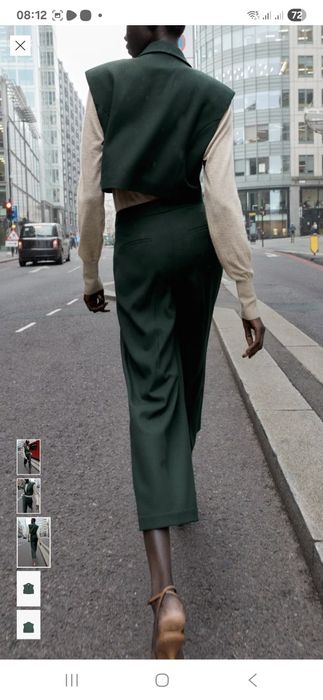 Garnitur nowy zjawiskowy złote guziki r.38 Zara