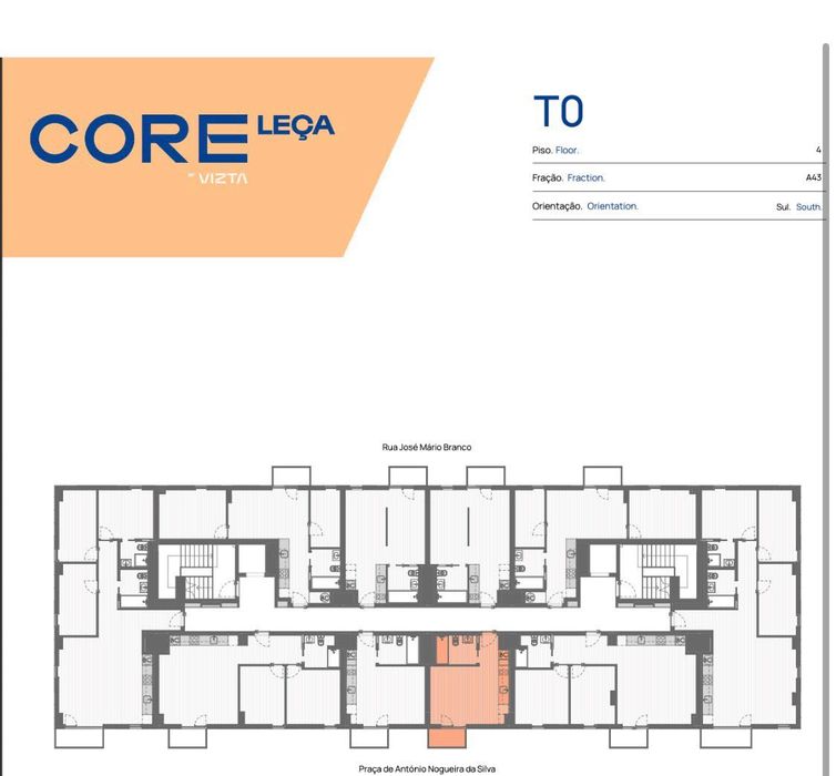 Apartamento t0 à venda na Praça Antônio Nogueira Silva s/n