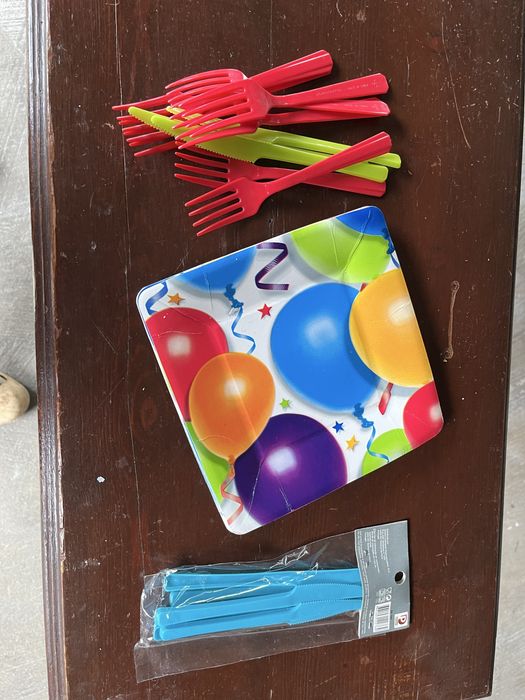 Material descartavel para festa