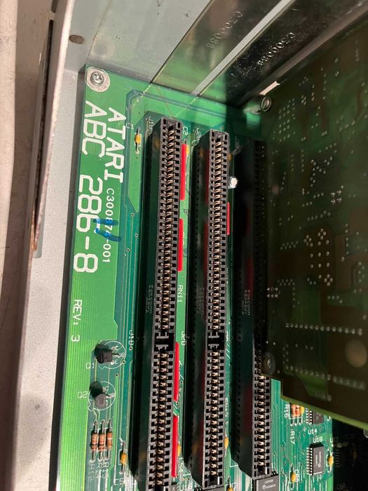 komputer Atari ABC 286/30 kompletny z klawiaturą i monitorem Atari PCM124
