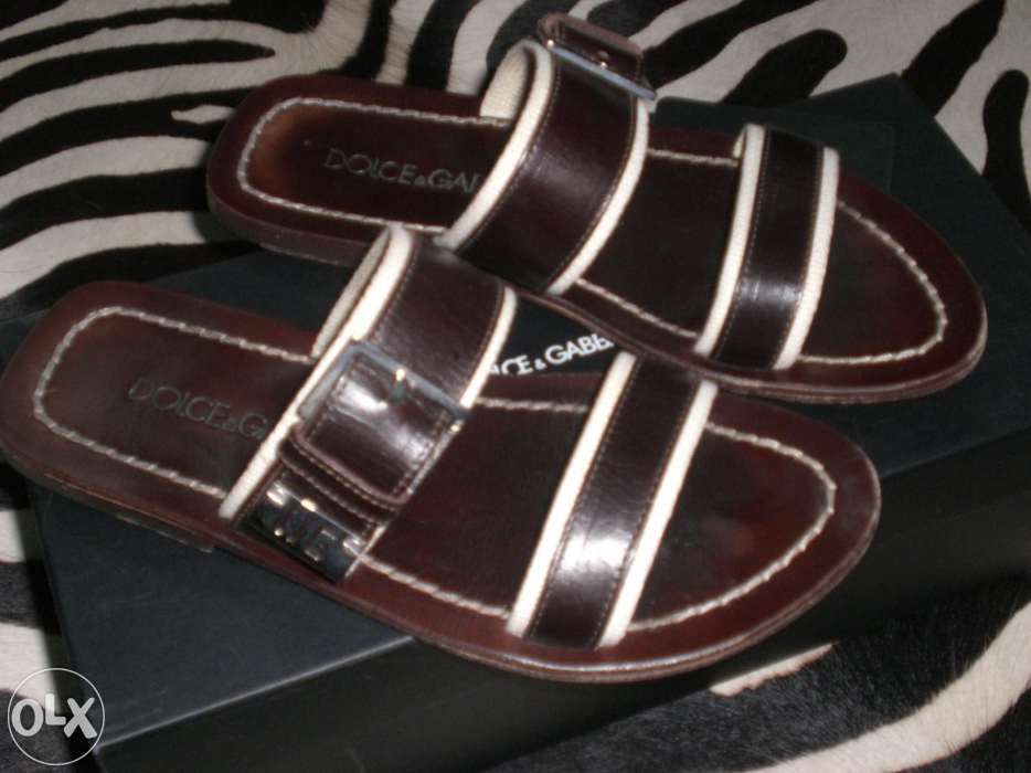 Sandalias pele dolce & gabbana original edicao limitada