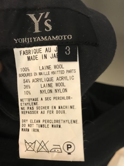 Yohji yamamoto укороченые брюки