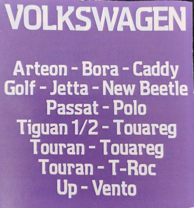 Tapetes para carro Volkswagen (Ver foto 1)