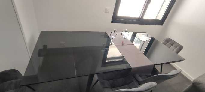 mesa de vidro extensível