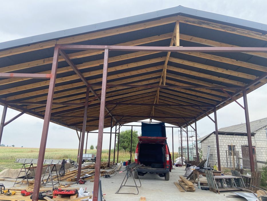 Usługi dekarskie, pokrycia, remonty, wymiany dachów, konstrukcje.