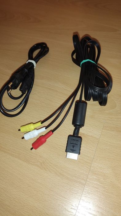 kabel AV playstation 1 2 3 ps one PS2 chinch cinch konsola Sony psx
30