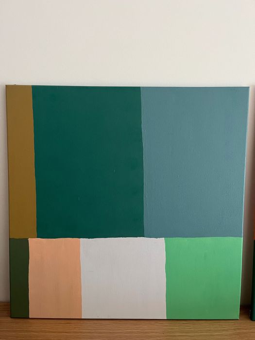 2 Quadros pintados à mão