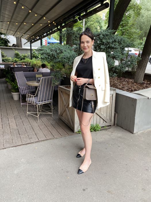 Білий жакет Zara