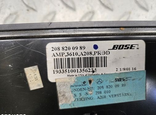 wzmacniacz bose 2088200989 mercedes clk w208