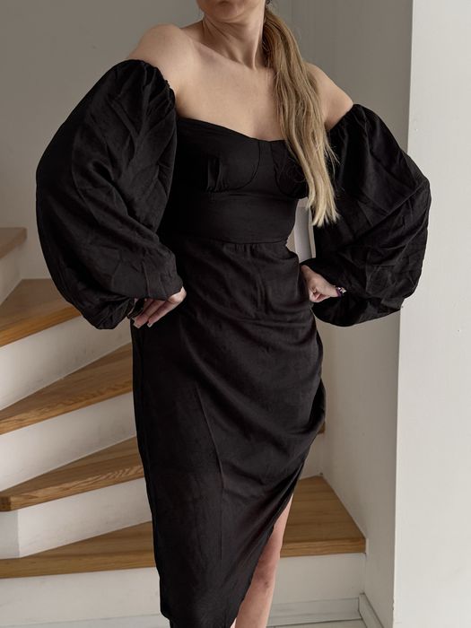 Asymetryczna sukienka, hiszpanka, boho, wesele, S, 36, NA-KD, nowa