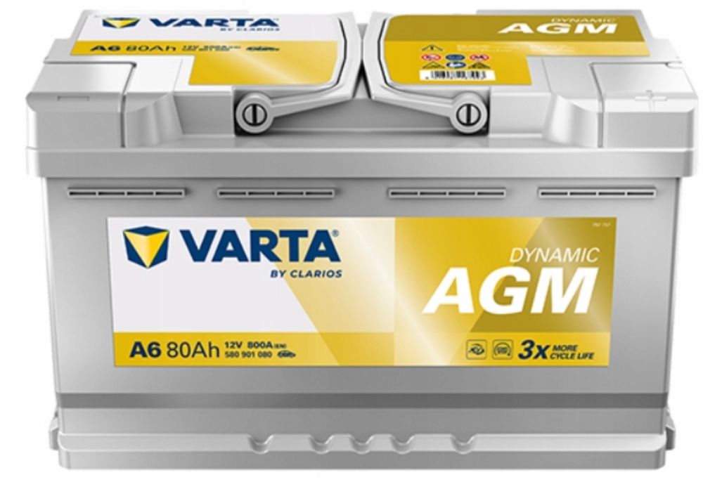 Akumulator Varta Silver Dynamic AGM 12V 80AH 800A Bydgoszcz Dojazd