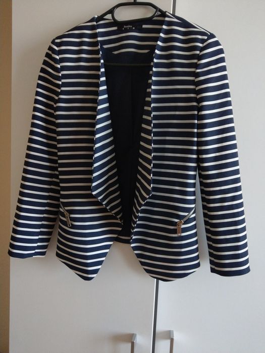 Żakiet w paski damski rozmiar S