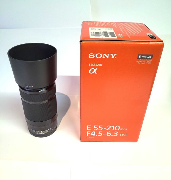 Nowy obiektyw sony E 55 – 210 mm F4.5-6.3 OSS + filtr GWARANCJA !