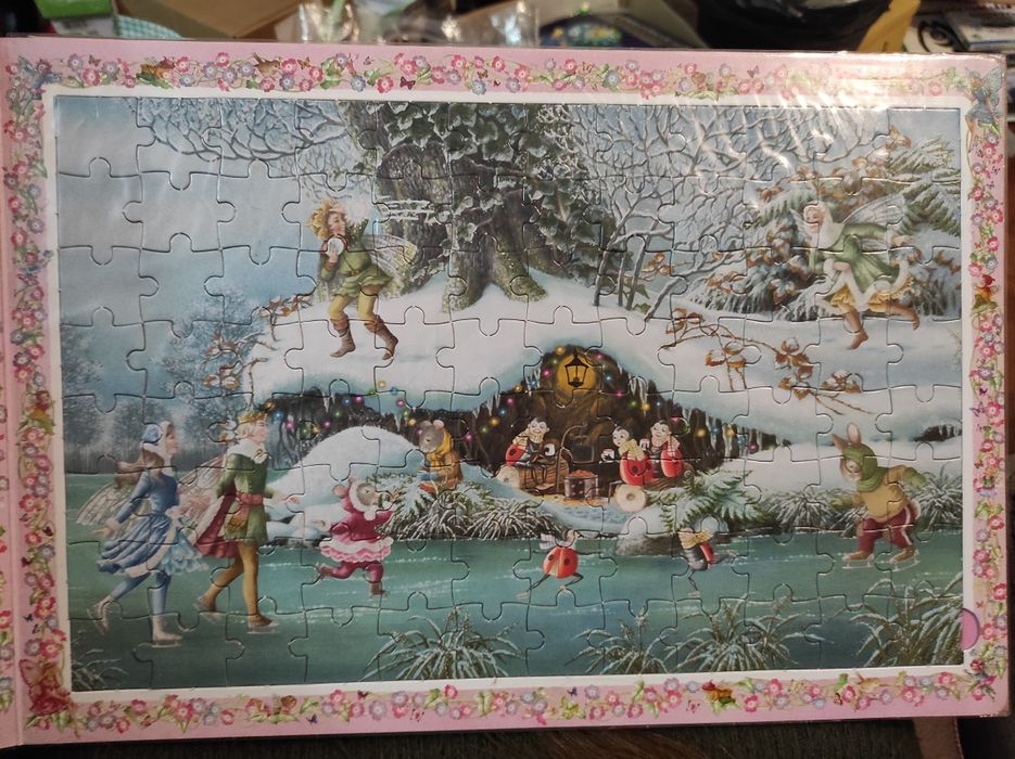 Livro puzzle O país das fadas