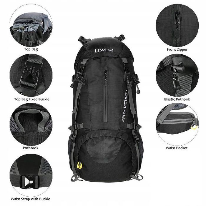 Plecak turystyczny lixada 50 l super cena