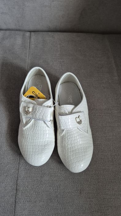 Clibee buty komunijne białe baleriny 31