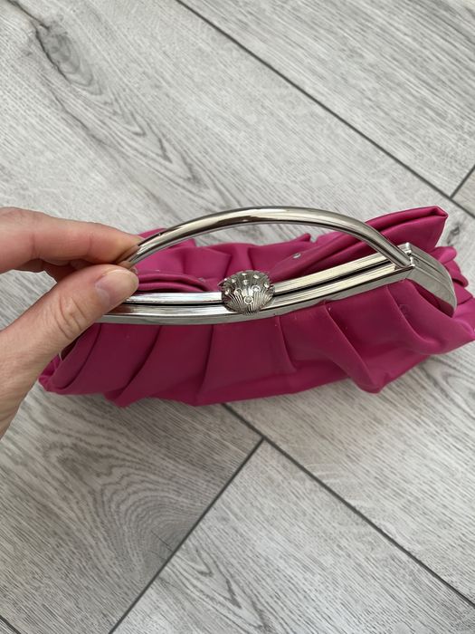 Жіночий рожевий клатч сумочка