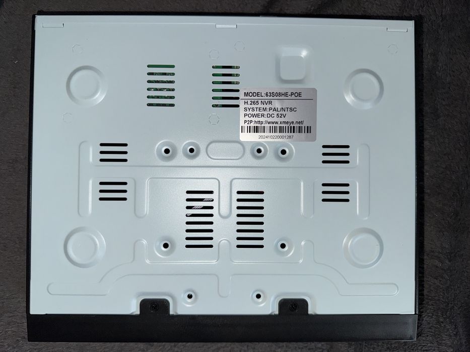 сетевой видео регистратор POE Lan 8ch NVR 4К реєстратор