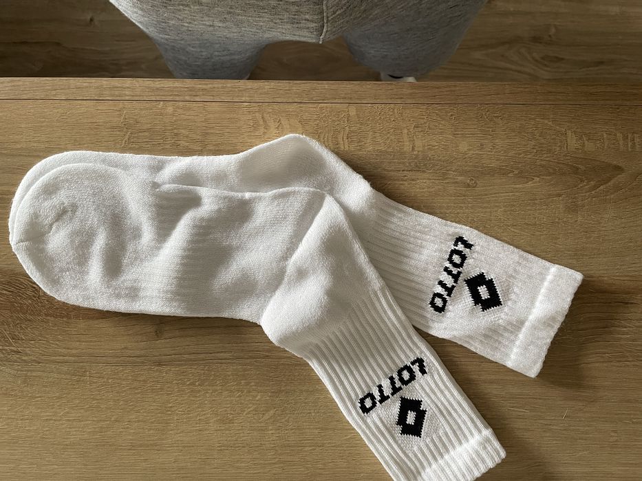 Socksy białe Lotto