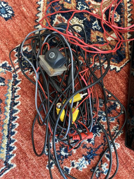 Câmara de marcha-atrás com tablet