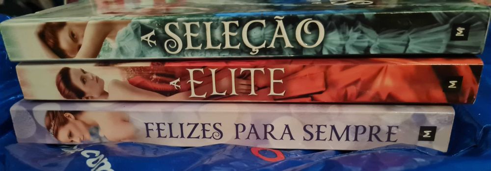 3 livros da Saga A Selecção de Kiera Cass