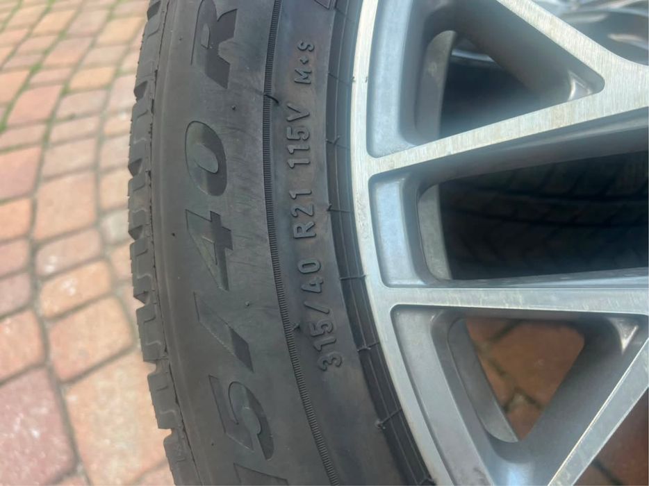 Felgi FORZZA 21” + opony Pirelli 275/45 R21 315/40 R21 komplet