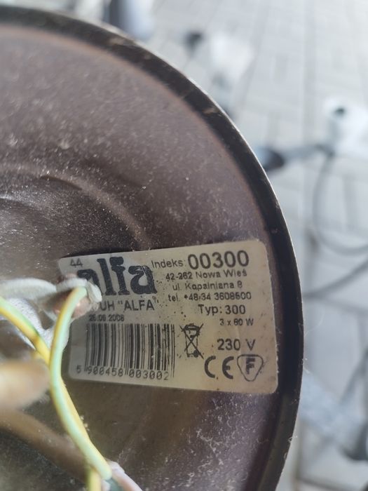 Lampa w stylu retro