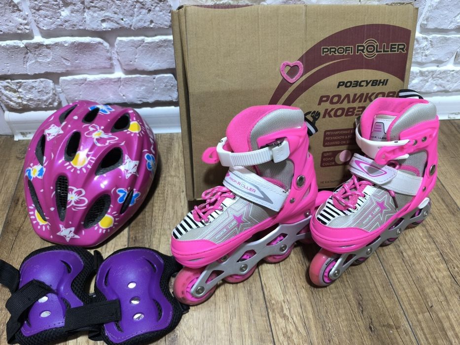 Ролики розсувні Profi Roller + шолом