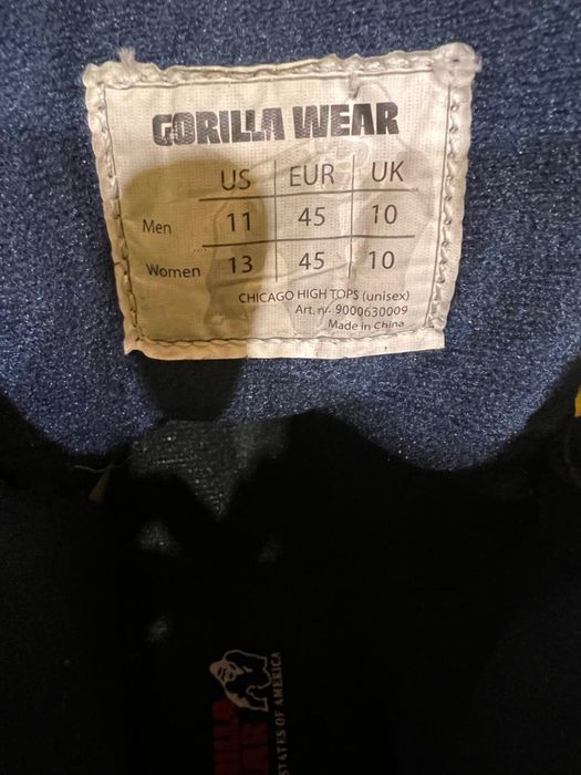 Продам Gorilla Wear us 11 , uk 10, 45