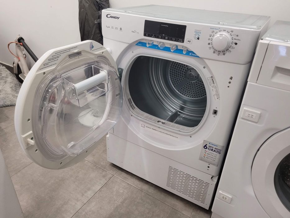 Conjunto Encastre: Máq. Lavar Siemens 8kg + Máq. Secar Candy Bomba Calor (A+)