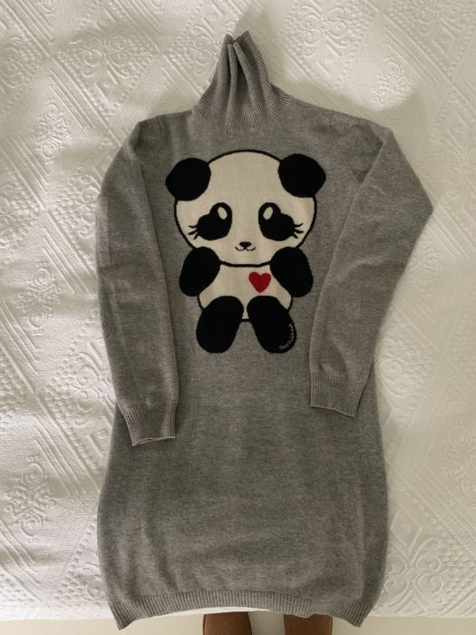 Sukienka tunika golf 100% kaszmir Beayukmui