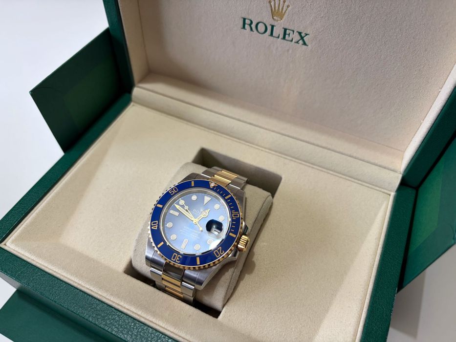 Sprzedam zegarek Rolex Submariner Bicolor / Bluesy 126613LB 2025 r. Fullset - IDEAŁ!