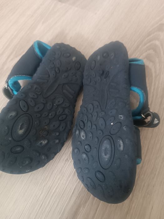 Sandały sandałki dziecięce niebieskie na rzepy r. 29