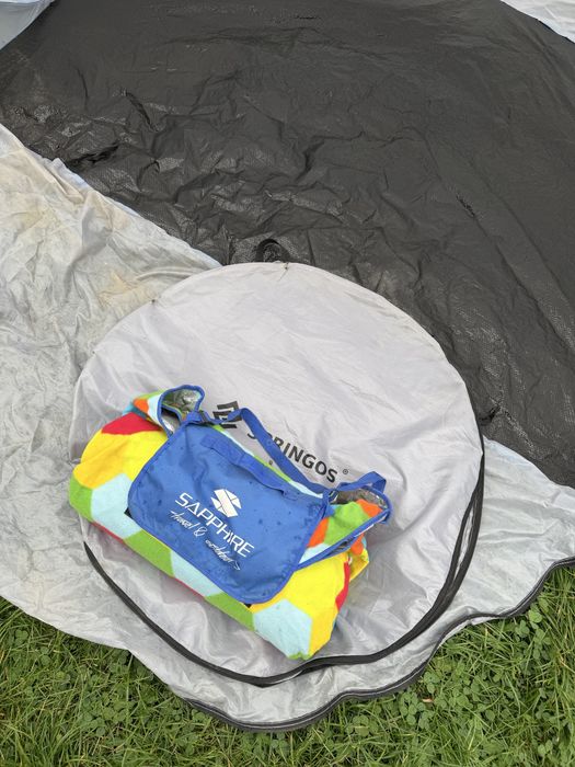Namiot plażowy duży Springos + koc plażowy gratis
