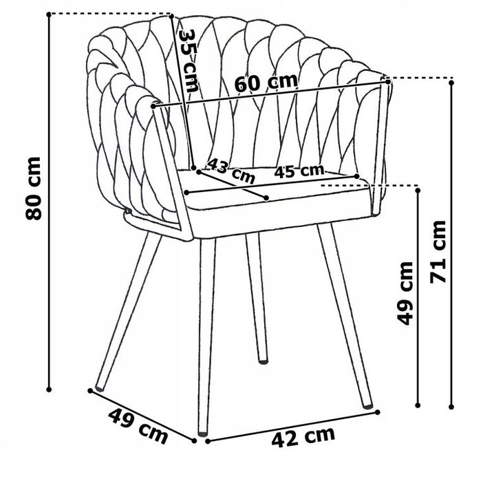 Стілець Just Sit IMPERIA velvet Чорне,Сіре,Рожеве