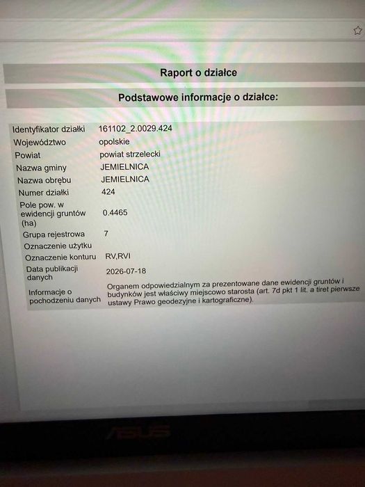 Działka budowlano rolna