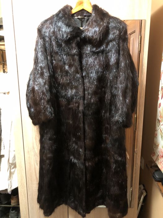 Шуба нутрія розмір 48
