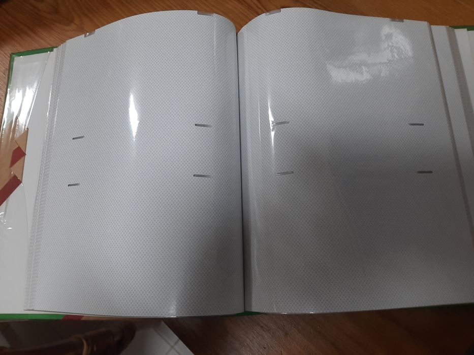 Álbuns de fotos com saco