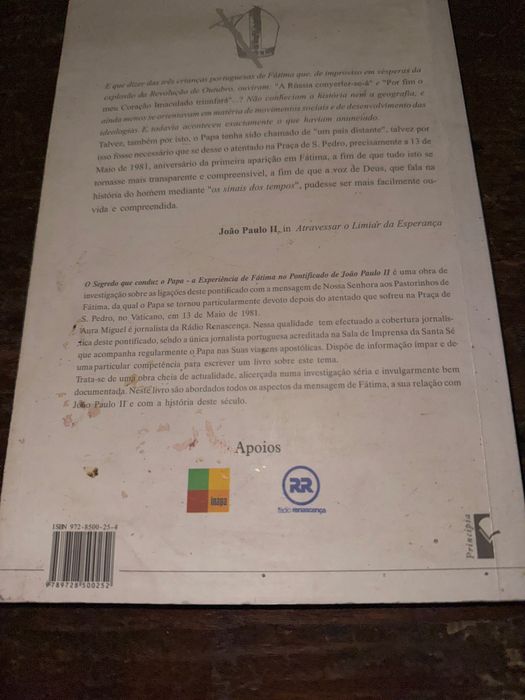 Livro segredo Que conduz o papa