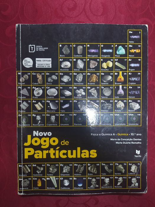 Livro novo jogo de partículas de 10°ano e de 11° ano