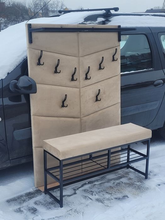 Банкетка/обувница/пуф/вешалка/лофт в коридор/прихожую/полка для обуви.