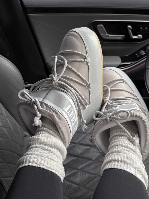 MOON BOOT жіночі зимові сірі | MOON BOOT женские зимние